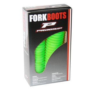 Harmoniky na enduro přední tlumiče Progrip fork boots thermoplastic rubber 2500 zelené - pár - 42/45 mm pro tlumiče 60/65 mm 