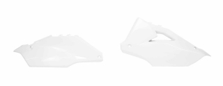 a Boční číslové tabulky Kawasaki KXF 250 21-22 bílé