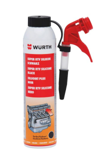 A Lepící a těsnící hmota - silikon RTV WÜRTH černý 200 ml 