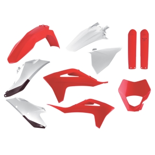 Sada plastů POLISPORT pro GAS GAS EC 250/EC 300 / F 2021-2022 barva červená/bílá/černá