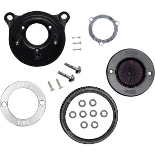 Kit sání S&S CYCLE STEALTH AIR STINGER KIT pro HARLEY DAVIDSON SOFTAIL 2016-2017 viz popis, broušený kroužek 
