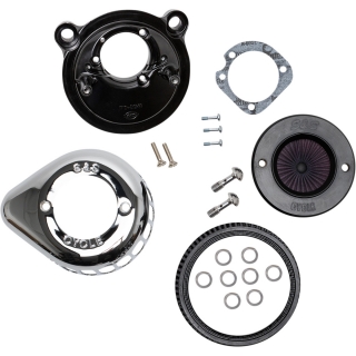 Kit sání S&S CYCLE STEALTH AIR STINGER KIT pro HARLEY DAVIDSON XL rok 2007-2021 viz popis, chrom 