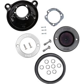 Kit sání S&S CYCLE STEALTH AIR STINGER KIT pro HARLEY DAVIDSON XL rok 2007-2021 viz popis, broušený kroužek