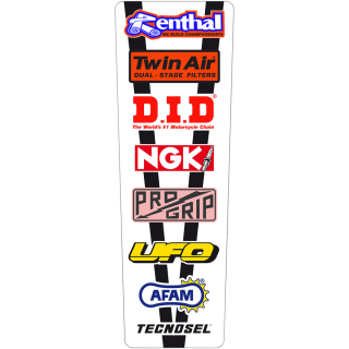 a Retro/vintage  polep zadního blatníku motocyklu TECNOSEL VINTAGE RR FENDER GRAPHIC