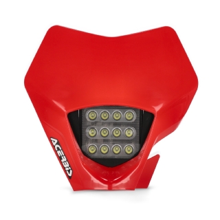 Přední LED maska motocyklu ACERBIS HEADLIGHT pro GAS GAS EC250/300/ECF250/350 2021-2022 červená
