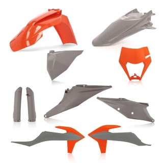 Sada plastů ACERBIS FULL KIT pro KTM EXC/EXCF 2020-2022 šedá/oranžová