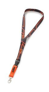 Klíčenka - šňůrka na krk KTM TEAM LANYARD ČERNÁ