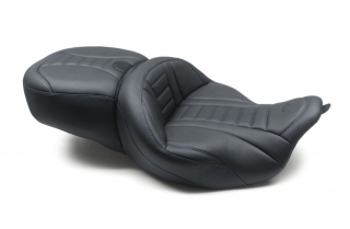 Sedadlo motocyklu MUSTANG Super Touring Deluxe pro Harley-Davidson FL Touring 2008-2021