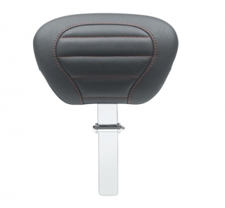 Přídavné opěradlo pro sedadlo motocyklu MUSTANG Super Touring Deluxe pro Harley-Davidson FL Touring 2008-2021