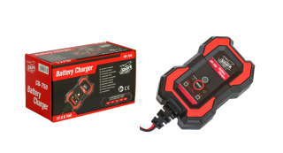 Automatická inteligentní nabíječka pro 12V / 6V motocyklové a čtyřkolkové baterie SHARK BATTERY CHARGER CB-750