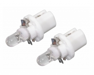 a Led žárovky COMPASS 12V B8,5d , bílé světlo - 2 kusy v balení 