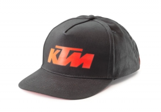 Dětská čepice / dětská kšiltovka s rovným kšiltem KTM KIDS RADICAL FLAT CAP černá