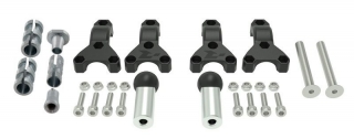 Univerzální montážní kit pro kryty páček RTECH HP3 pro motocykl KTM ADV/DUCATI MULTISTRADA