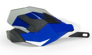 Motocyklové ochranné kryty páček RTECH HP3 ADVENTURE barva modrá/bílá - bez montážní sady 
