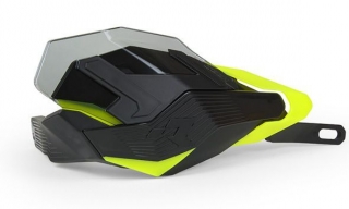 Motocyklové ochranné kryty páček RTECH HP3 ADVENTURE barva černá/neon žlutá - bez montážní sady 