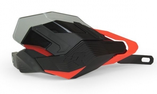 A Motocyklové ochranné kryty páček RTECH HP3 ADVENTURE barva černá/neon oranžová - bez montážní sady 