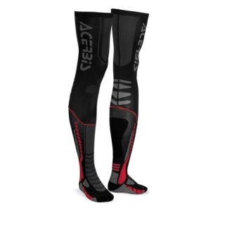 Motokrosové nadkolenky Acerbis X LEG PRO černá/červená