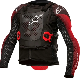 Dětský hrudní chránič / dětská chráničová košile ALPINESTARS BIONIC TECH JACKET 6546624-123 barva černá/červená velikost S/M 