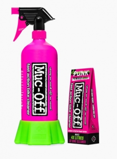 Mycí prostředek na motocykly a jízdní kola MUC-OFF BIKE CLEANER PUNK POWDER 4 kusy + LÁHEV 