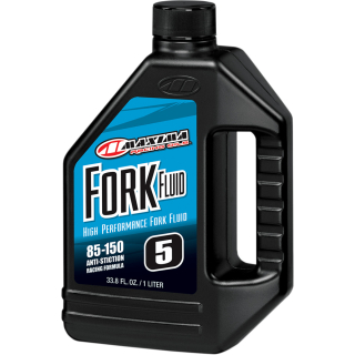 Tlumičový / vidlicový fluid pro závodní vidlice MAXIMA RACING OIL FORK FLUID RACING 5W balení 1 litr 