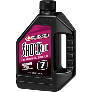 A Tlumičový / vidlicový fluid pro závodní vidlice MAXIMA RACING OIL SHOCK FLUID RACING MEDIUM 7W balení 946 ml