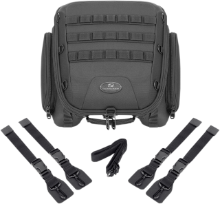 Zadní brašna na motocykl SADDLEMEN TAIL BAG TS1450R TACTICAL objem 23,8 litrů, barva černá 