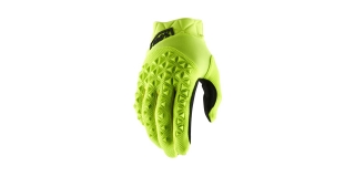 a Motokrosové a MTB rukavice 100% AIRMATIC žlutá fluo vel.M