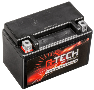 Gelová baterie A-TECH YTX9-BS GEL, 12V, 8AH, 135A, rozměr 150X87X105 