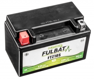 Baterie FULBAT 12V, FTZ10S GEL, 12V, 8.6Ah, 190A, bezúdržbová GEL technologie 150x88x93  (aktivovaná ve výrobě)