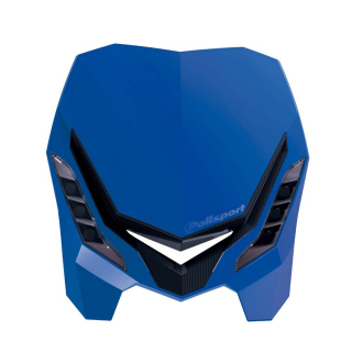 Univerzální přední LED maska motocyklu POLISPORT E-BLAZE LED HEADLIGHT modrá
