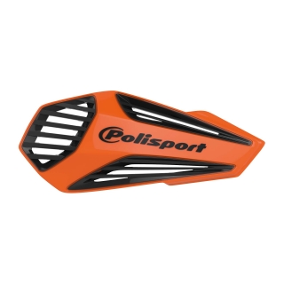 Motokrosové MX kryty páček POLISPORT MX AIR HANDGUARD oranžová/černá - pár 