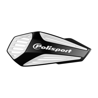Motokrosové MX kryty páček POLISPORT MX AIR HANDGUARD černá/bílá - pár 