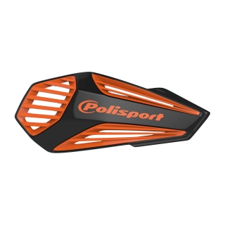 Motokrosové MX kryty páček POLISPORT MX AIR HANDGUARD černá/oranžová - pár 