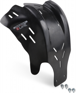 Carbonový / karbonový kryt motoru motocyklu MOOSE RACING SKID PLATE pro KAWASAKI KX 450 2019-2022