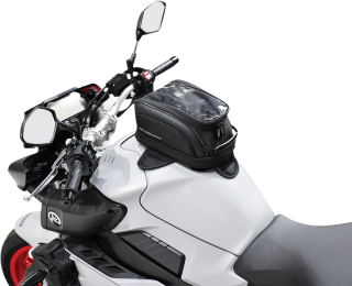 Taška - kufr - tank bag - brašna na nádrž motocyklu NELSON RIGG TANK BAG COMMUTER LITE černý, obsah 5,8 l až 8,4 l