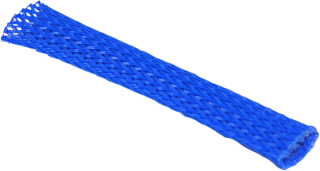 Převlek na hadičky, lanka nebo kabelové svazky NAMZ BRAIDED FLEX SLEEVING, barva modrá, délka 305 cm,  9 mm (3/8”) 