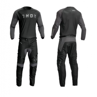 Motokrosový - enduro komplet THOR TERRAIN černá/charcoal