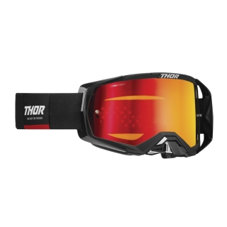 Motokrosové / MTB brýle THOR ACTIVATE černá/červená - irridium zrcadlový objektiv