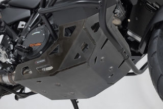 Kryt pod motor motocyklu SW-MOTECH pro moto KTM SUPER ADVENTURE R/S 1290 rok 2021-2022 barva černá