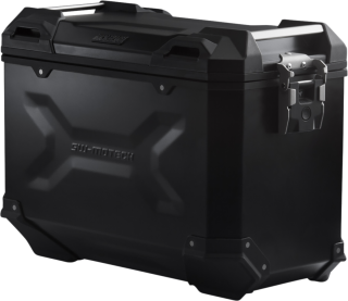 Boční motocyklový hliníkový kufr SW-MOTECH TRAX ADV SIDE CASES obsah 45 litrů, barva černá, montážní pozice pravá, 1 kus