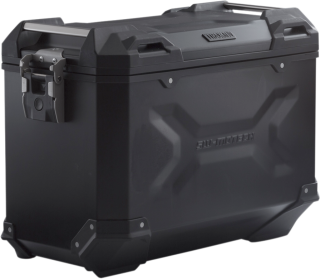Boční motocyklový hliníkový kufr SW-MOTECH TRAX ADV SIDE CASES obsah 37 litrů, barva černá, montážní pozice levá, 1 kus