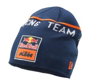 a Dětská volnočasová čepice KTM REPLICA TEAM BEANIE modrá/oranžová