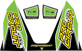 Samolepka na výfuk PRO CIRCUIT EXHAUST DECALS verze Ti6 ŠEDÁ