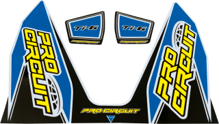 Samolepka na výfuk PRO CIRCUIT EXHAUST DECALS verze Ti6 SVĚTLE MODRÁ