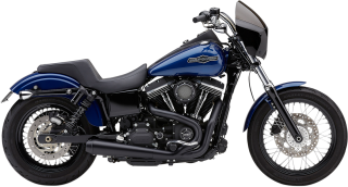 Kompletní výfuk COBRA EL DIABLO 2-INTO-1 EXHAUST pro HARLEY DAVIDSON DYNA rok 2006-2011 barva černá
