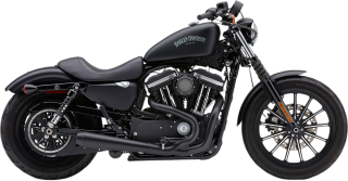 Kompletní výfuk COBRA EL DIABLO 2-INTO-1 EXHAUST SYSTEM pro HARLEY DAVIDSON XL 883/1200 rok 2014-2022 viz popis, barva černá