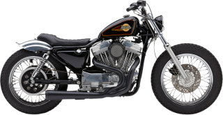 Kompletní výfuk COBRA EL DIABLO 2-INTO-1 EXHAUST SYSTEM pro HARLEY DAVIDSON XL rok 1986-2003 viz popis, barva černá