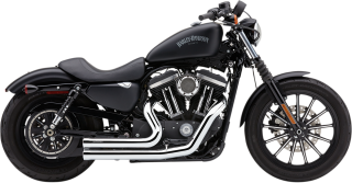 Kompletní výfuk COBRA SPEEDSTER SHORT 909 2-INTO-2 SYSTEMS pro HARLEY DAVIDSON 883/1200 XL rok 2014-2022 viz popis, barva chrom 