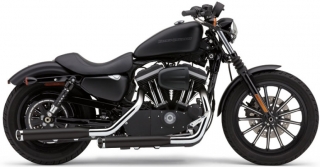 Koncovky výfuku COBRA 3-INCH SLIP-ON MUFFLERS pro HARLEY DAVIDSON XL 883/1200 rok 2014-2022 viz popis, barva černá