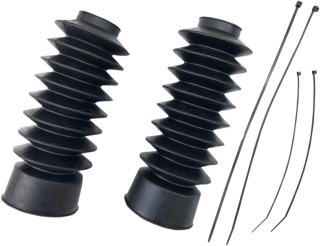 Gumové kryty vidlic / harmoniky na tlumiče DRAG SPECIALTIES pro HARLEY DAVIDSON průměr truby vidlice 41,00 mm (1,61"), celková délka 228,60 mm (9,00")
